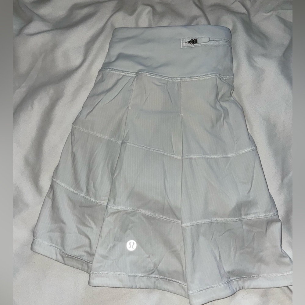 White Lululemon tennis skirt